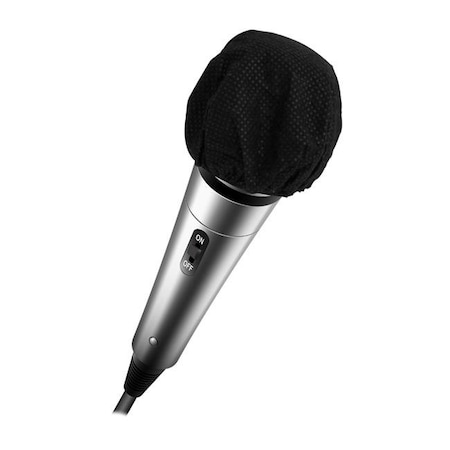Hamiltonbuhl Hamilton Electronics X19MMPBKG Sanitary Disposable Microphone Covers - Black X19MMPBKG
